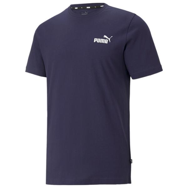 Футболка для мужчин Puma Ess Small Logo Tee 100% хлопок/ Тёмно-синий photo 1