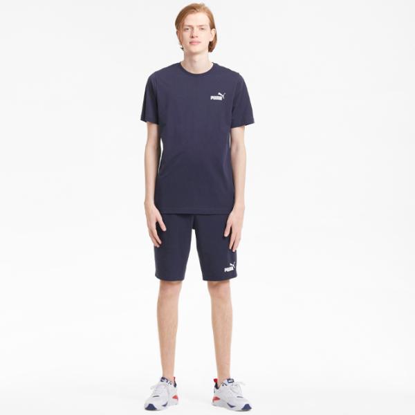 Футболка для мужчин Puma Ess Small Logo Tee 100% хлопок/ Тёмно-синий photo 5