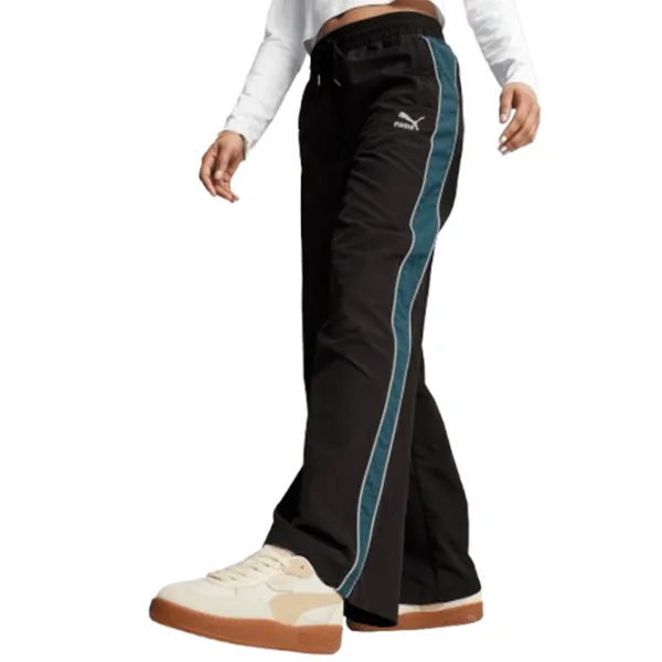 Pantaloni sportivi pentru femei Puma T7 Play.Paris. Track Pants Wv M/ Black photo 2