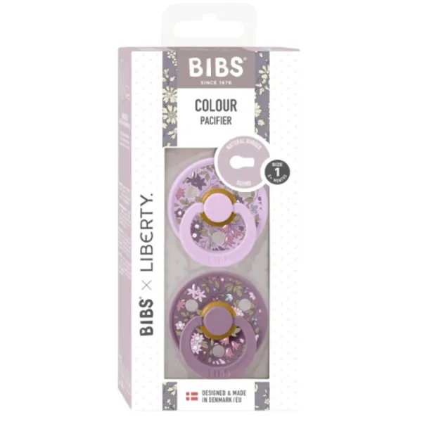 Suzetă cu tetina rotundă Bibs X Liberty 11012101 Pentru fetițe/ 0 luni - 6 luni/ Latex/ Violet photo 3