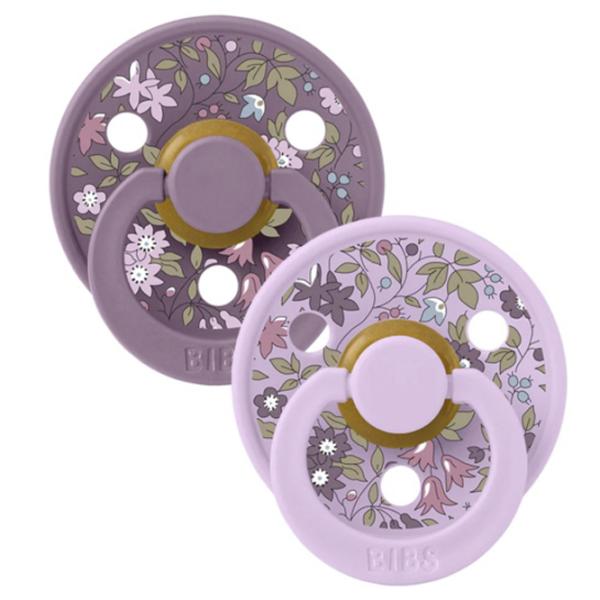 Suzetă cu tetina rotundă Bibs X Liberty 11012101 Pentru fetițe/ 0 luni - 6 luni/ Latex/ Violet photo 5