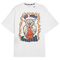 Tricou pentru bărbați Puma Getting Crafty SS Tee 3 P 100% bumbac/ White