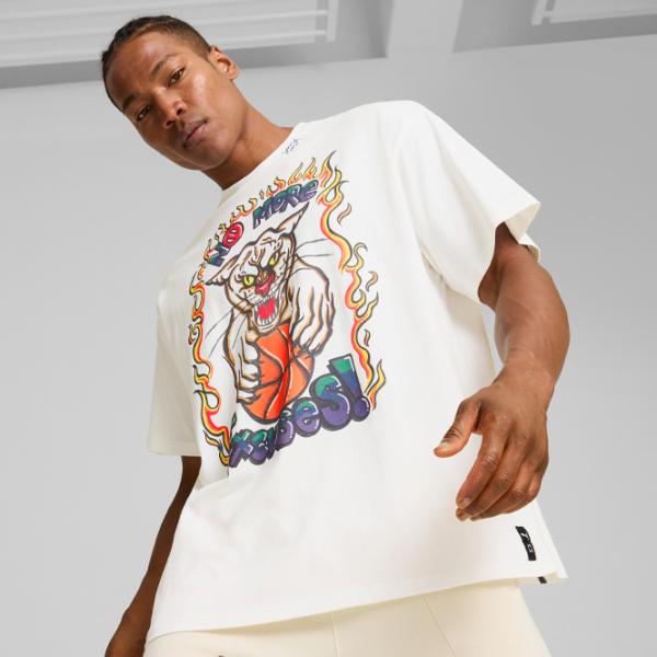 Tricou pentru bărbați Puma Getting Crafty SS Tee 3 P 100% bumbac/ White photo 2