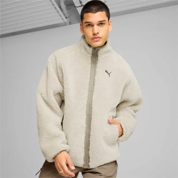Jachetă pentru bărbați Puma Reversible Sherpa Iarnă/ White photo 2