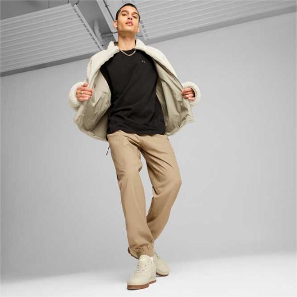 Jachetă pentru bărbați Puma Reversible Sherpa Iarnă/ White photo 5