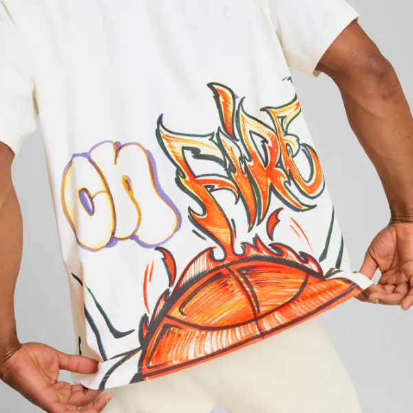 Футболка для мужчин Puma Getting Crafty SS Tee 3 P 100% хлопок/ White photo 7