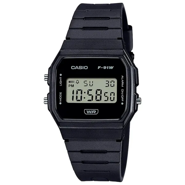 Наручные часы унисекс Casio F-91WB-1AEF Кварцевый/ 38 x 35 мм photo 1 Наручные часы унисекс Casio F-91WB-1AEF Кварцевый/ 38 x 35 мм photo 1