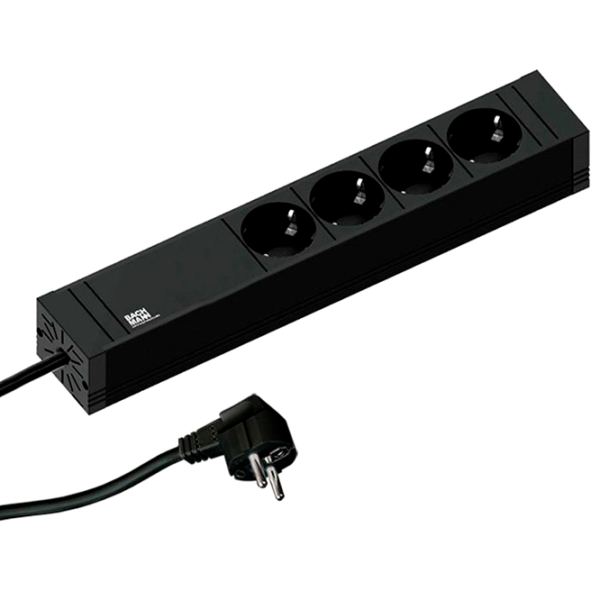 Удлинитель BACHMANN 420.0017 2 м Black photo 1
