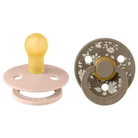 Соска круглая Bibs X Liberty 11010101 Унисекс/ 0 месяцев - 6 месяцев/ Латекс/ Темный дуб