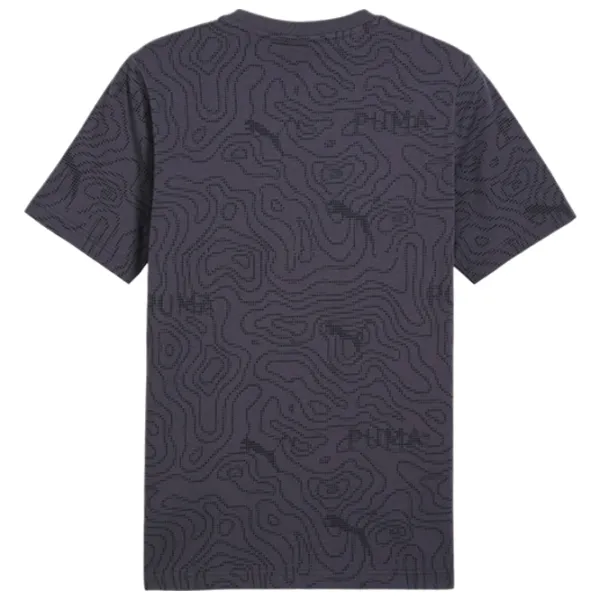 Tricou pentru bărbați Puma OPEN ROAD AOTee Galactic 100% bumbac/ Gray photo 2
