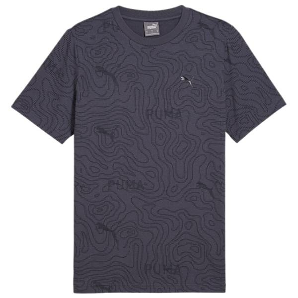 Tricou pentru bărbați Puma OPEN ROAD AOTee Galactic 100% bumbac/ Gray photo 1