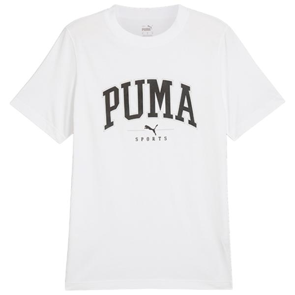 Футболка для мужчин Puma Squad Big Graphic Tee 100% хлопок/ White photo 1