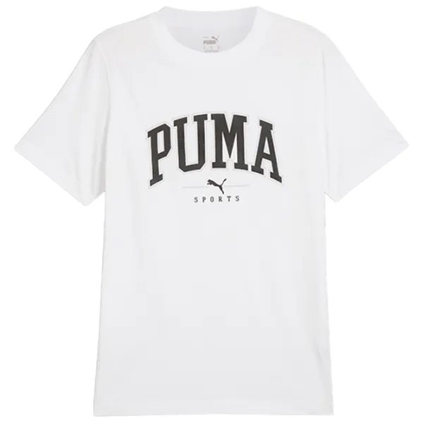 Tricou pentru bărbați Puma Squad Big Graphic Tee 100% bumbac/ White photo 1