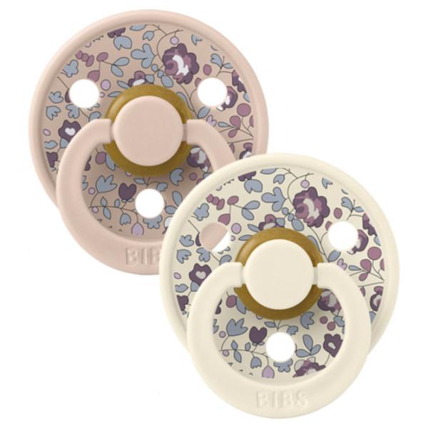 Suzetă cu tetina rotundă Bibs X Liberty 11011102 Unisex/ 0 luni - 6 luni/ Latex/ Eloise Blush photo 2 Suzetă cu tetina rotundă Bibs X Liberty 11011102 Unisex/ 0 luni - 6 luni/ Latex/ Eloise Blush photo 2