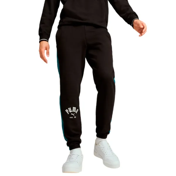 Спортивные брюки для мужчин Puma T7 Play.Paris. Sweatpants Tr L/ Black photo 3