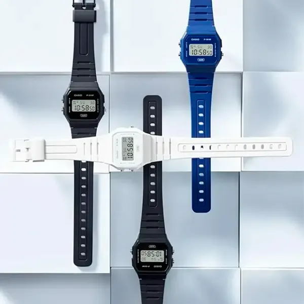Наручные часы унисекс Casio F-91WB-7AEF Кварцевый/ 38 x 35 мм photo 3