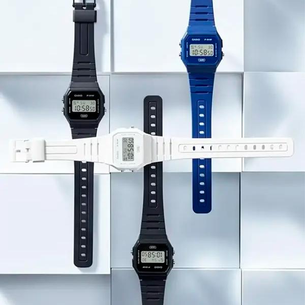 Наручные часы унисекс Casio F-91WB-7AEF Кварцевый/ 38 x 35 мм photo 3