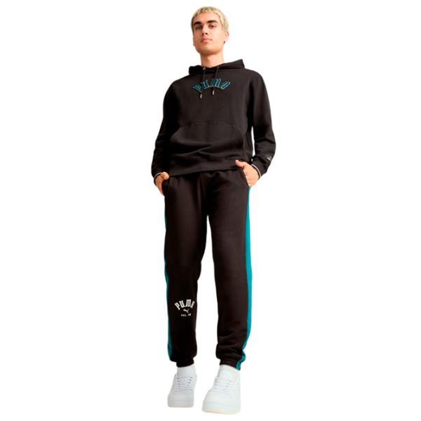 Спортивные брюки для мужчин Puma T7 Play.Paris. Sweatpants Tr XL/ Black photo 5