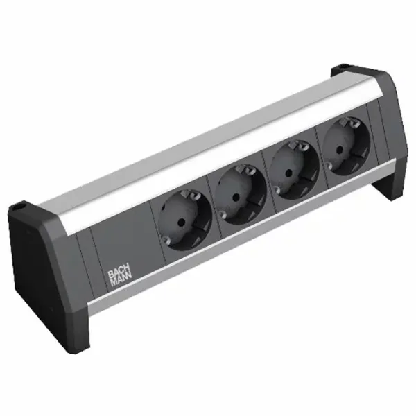 Удлинитель BACHMANN 339.1000 3 м Black photo 1