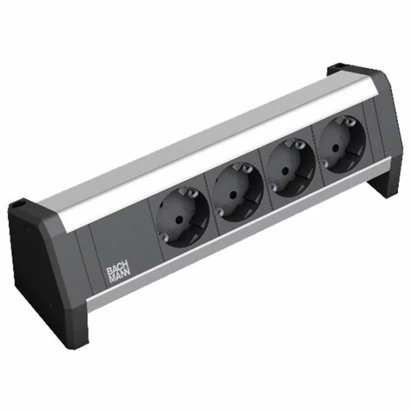 Удлинитель BACHMANN 339.1000 3 м Black photo 1