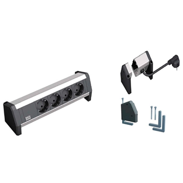 Удлинитель BACHMANN 339.1000 3 м Black photo 2