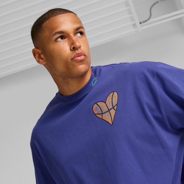 Футболка для мужчин Puma Getting Crafty SS Tee 4 L 100% хлопок/ Пурпурный photo 6