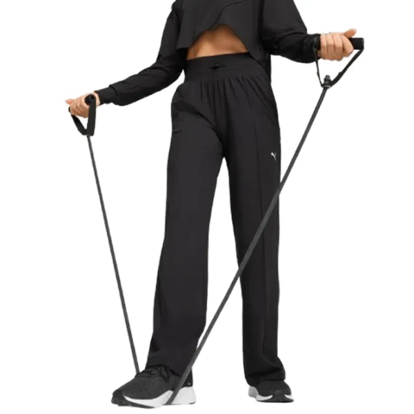 Pantaloni sportivi pentru femei Puma CLOUDSPUN HW WIDE LEG PANT M/ Black photo 4