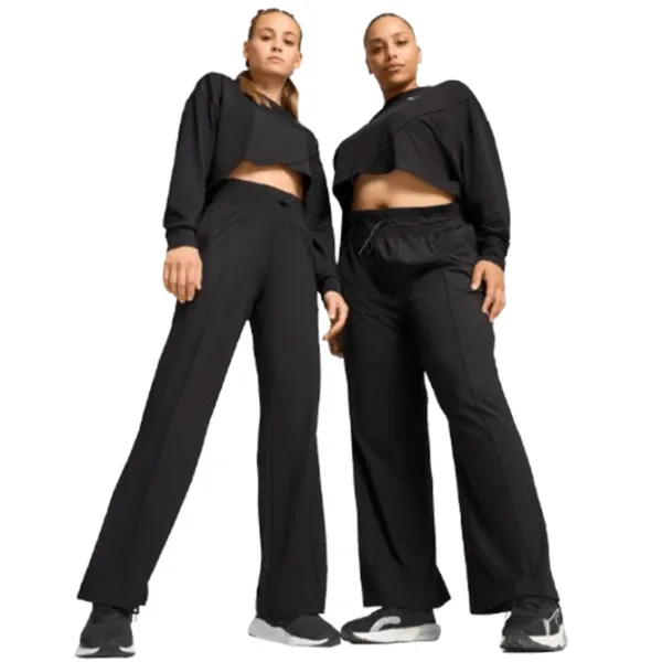 Спортивные брюки для женщин Puma CLOUDSPUN HW WIDE LEG PANT XS/ Black photo 5