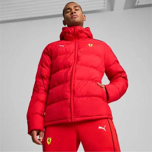 Jachetă pentru bărbați Puma Ferrari Race Mt7+ Ecolite Toamnă - iarnă/ Red photo 3 Jachetă pentru bărbați Puma Ferrari Race Mt7+ Ecolite Toamnă - iarnă/ Red photo 3