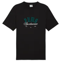 Tricou pentru bărbați Puma GRAPHICS Sportswear Tee 100% bumbac/ Black