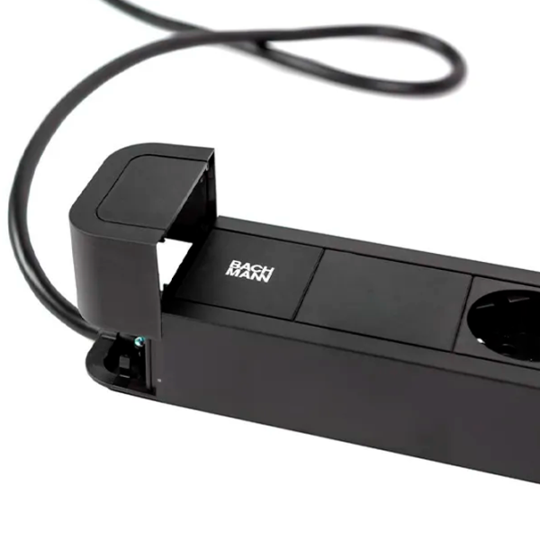 Prelungitor BACHMANN 350.007 2 m Black photo 2