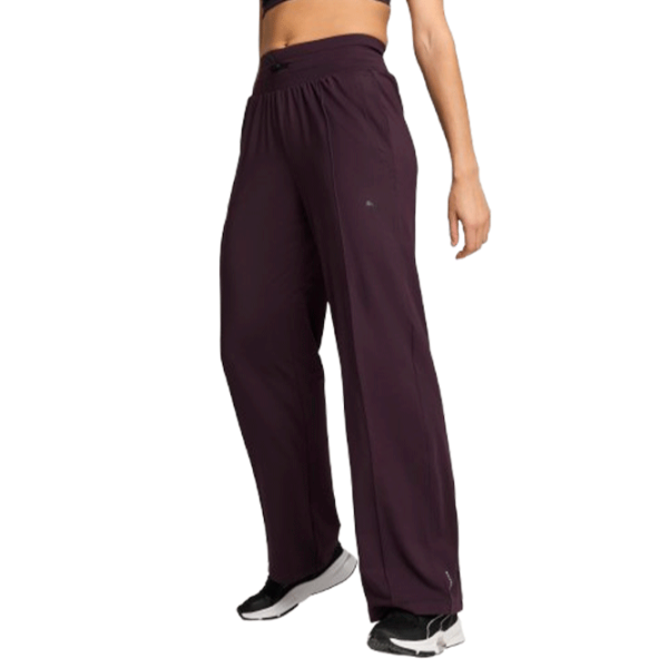 Pantaloni sportivi pentru femei Puma CLOUDSPUN HW WIDE LEG PANT S/ Black photo 3