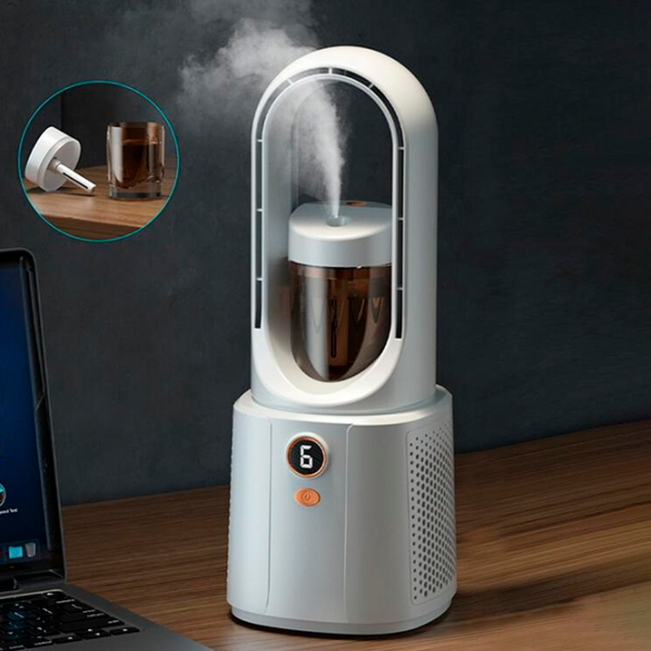 Umidificator de aer Leafless Spray Fan A1 / White photo 2
