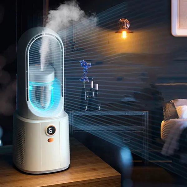 Umidificator de aer Leafless Spray Fan A1 / White photo 4