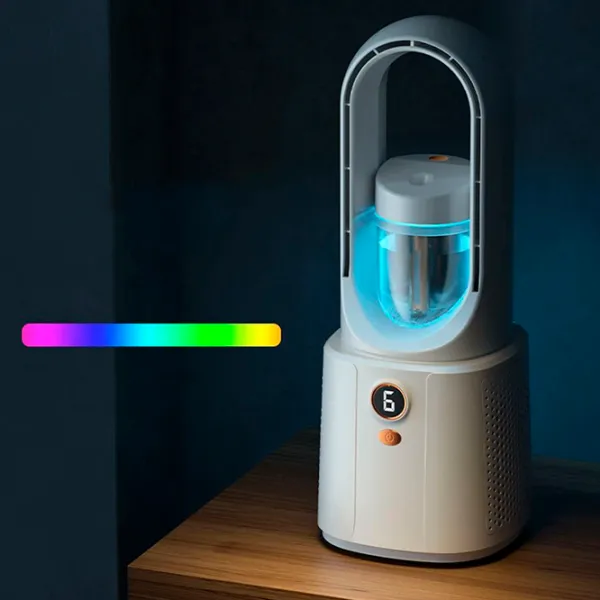 Umidificator de aer Leafless Spray Fan A1 / White photo 8