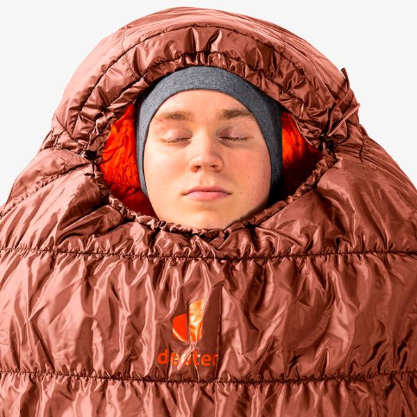 Спальный мешок Deuter Exosphere Polyester/ Paprika photo 6 Спальный мешок Deuter Exosphere Polyester/ Paprika photo 6