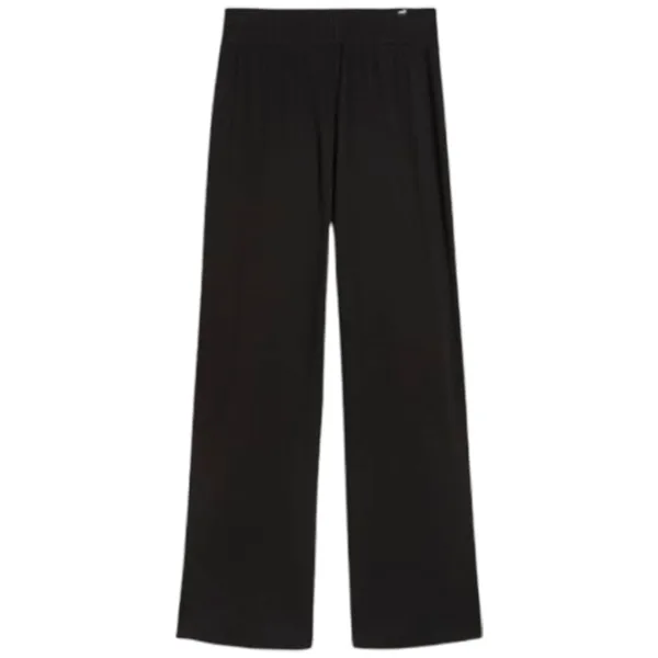 Pantaloni sportivi pentru femei Puma Ess Elevated High-Waist Straight Leg Pan M/ Black photo 2
