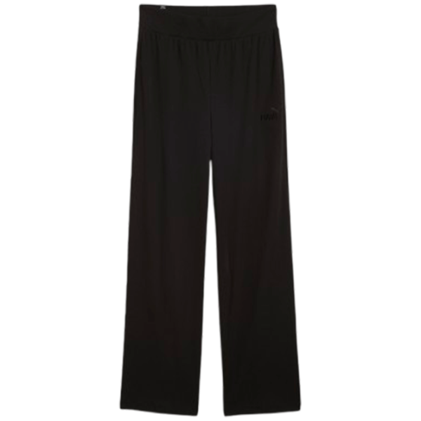 Pantaloni sportivi pentru femei Puma Ess Elevated High-Waist Straight Leg Pan XL/ Black photo 1