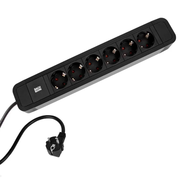 Удлинитель BACHMANN 350.000 2 м Black photo 1