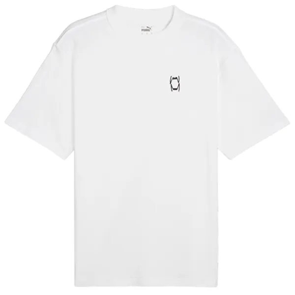 Tricou pentru bărbați Puma Pivot Tee 2.0 100% bumbac/ White photo 1