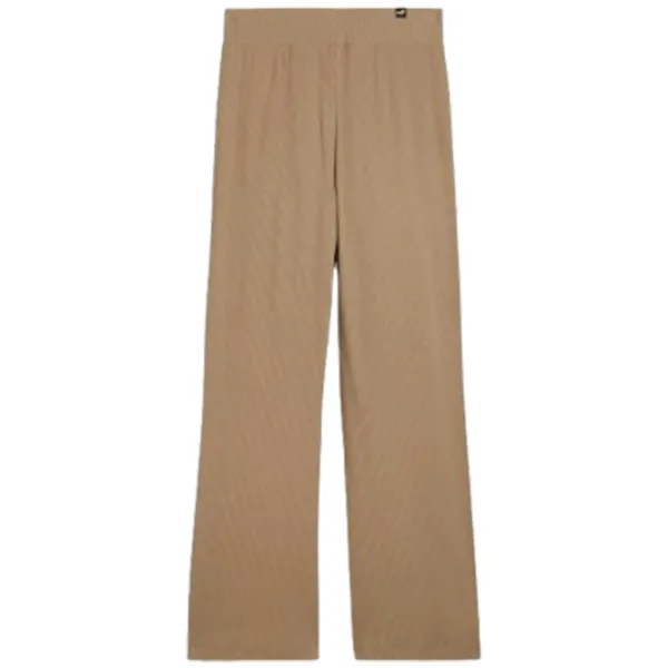 Спортивные брюки для женщин Puma Ess Elevated High-Waist Straight Leg Pan L/ Бежевый photo 2