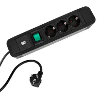 Удлинитель BACHMANN 350.019 5 м Black