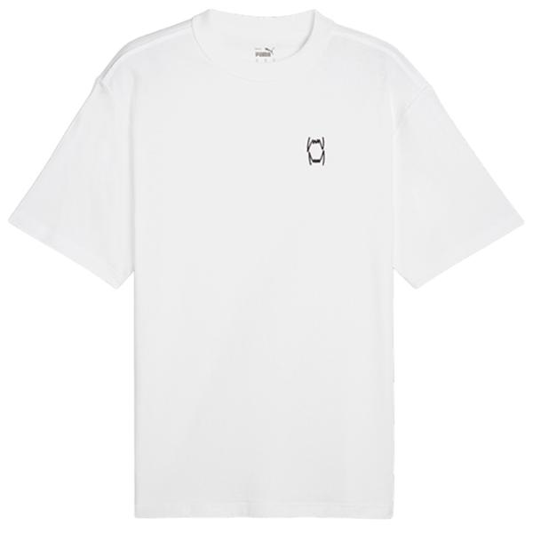 Tricou pentru bărbați Puma Pivot Tee 2.0 100% bumbac/ White photo 1