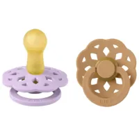 Соска круглая Bibs Boheme 240137 Унисекс/ 6 месяцев - 18 месяцев/ Латекс/ Фиолетовый