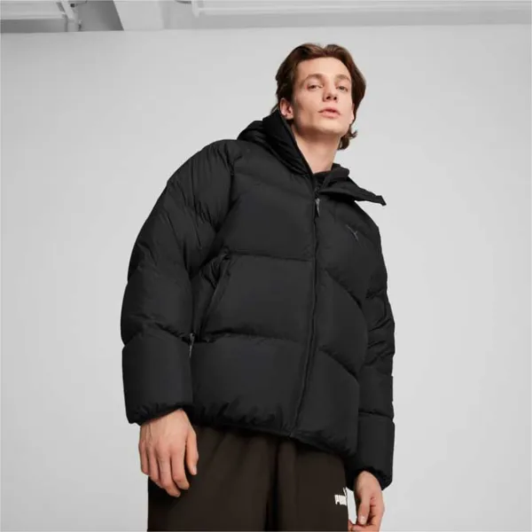 Jachetă pentru bărbați Puma Down Puffer Toamnă - iarnă / Black photo 3 Jachetă pentru bărbați Puma Down Puffer Toamnă - iarnă / Black photo 3