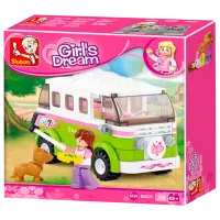 Конструктор Sluban Touring Wagon Транспорт/ Разноцветный