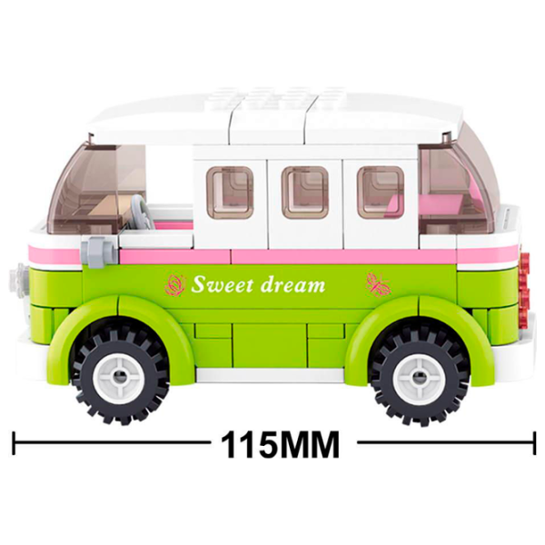 Конструктор Sluban Touring Wagon Транспорт/ Разноцветный photo 6