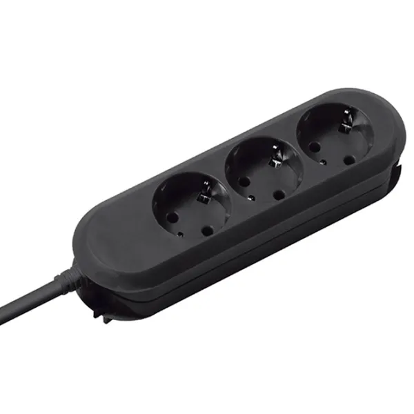 Удлинитель BACHMANN 387.171 3 м Black photo 1