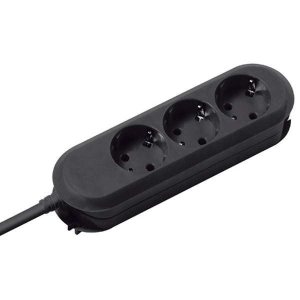 Удлинитель BACHMANN 387.171 3 м Black photo 1