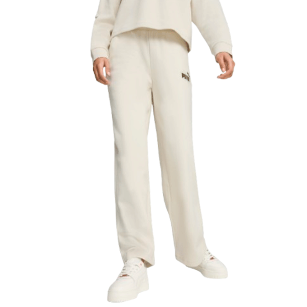 Pantaloni sportivi pentru femei Puma Ess+ Class Act Pants Fl S/ White photo 2